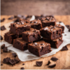 brownies with dark chocolate chips